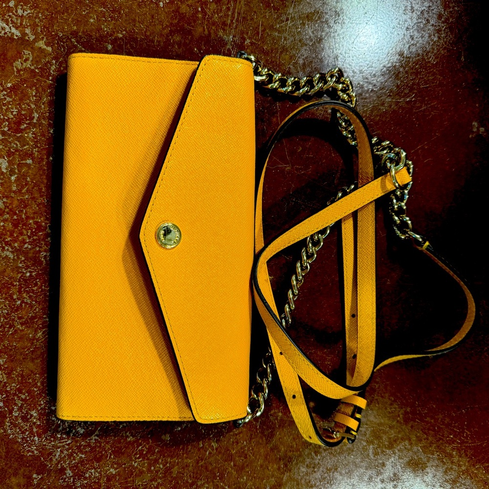 MK cross body wallet
